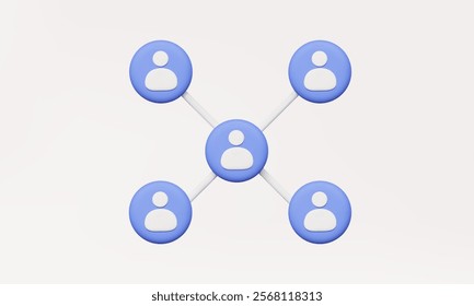 3D vector Community management meeting human resources partnership select people performance best excellent focus group leadership brainstorming job teamwork successful. Eps 10 vector. illustration