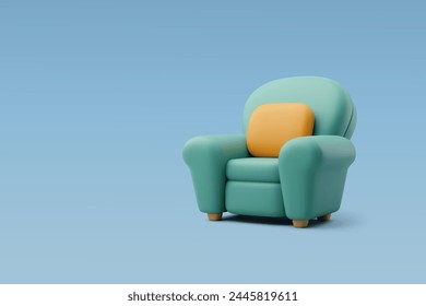 3D Vector Couches, Sofa, Furniture and hotel booking concept. Eps 10 Vector.