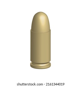 3.d diseño vectorial de bala
