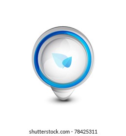 3d vector design element isolated on white