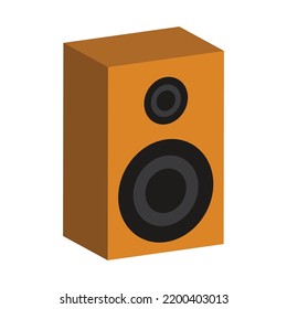 3d vector design of  loudspeaker, Music speaker .