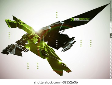 3D Vector Destructive Element