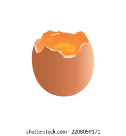 3d Vector egg illustration. Realistic detailed drawing.