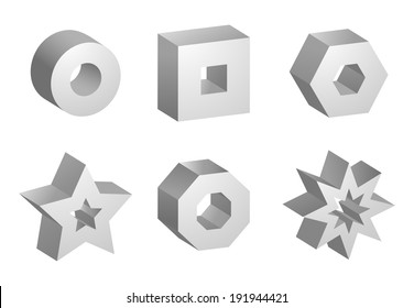 3D vector figures