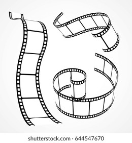 3d vector film strip collection