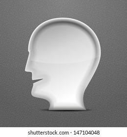 3d vector glossy arrow technology concept