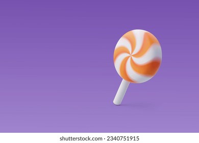 3d Vector Halloween candy, Good for vacation, Halloween concept. Eps 10 Vector.