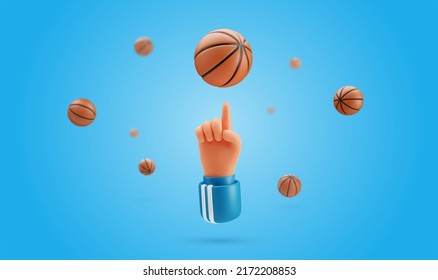 Clip Art Of Basketball - Bola De Basquete Desenho - Free