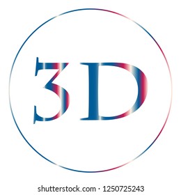 3D vector icon