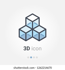 3d vector icon