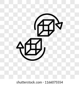 3d vector icon isolated on transparent background, 3d logo concept