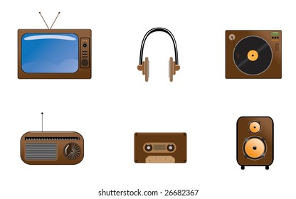 3d vector icon vol13 (retro)