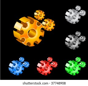 3D vector icons