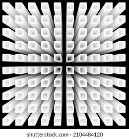 3d vector illustration based on the futuristic trend