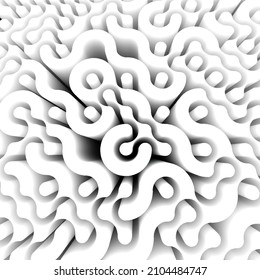 3d vector illustration based on the futuristic trend