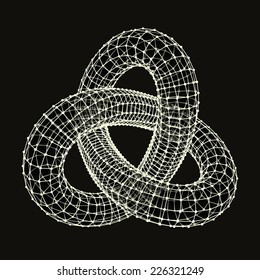 3d vector illustration. Ã?Â??an be used as design element, emblem, icon.  