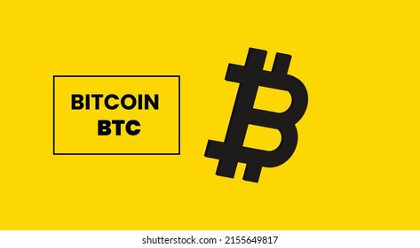 3d Vector Illustration Bitcoin Btc Logo Stock Vector (Royalty Free ...