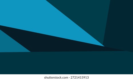 3d vector illustration of a blank white paper plane flying over blue and black backgrounds with a shadow effect on a modern document template design