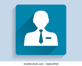 3.d Icono vectorial del empresario