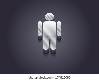 3d Vector illustration of  businessman icon