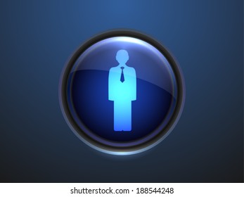 3d Vector illustration of  businessman icon