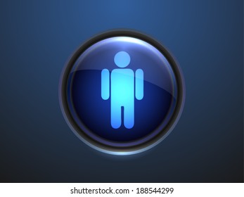 3.d Icono vectorial del empresario