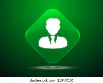 3.d Icono vectorial del empresario