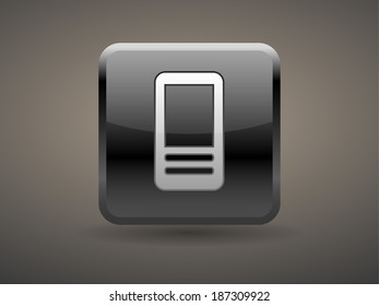 3d Vector illustration of cellphone icon