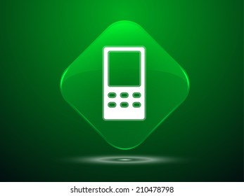 3d Vector illustration of cellphone icon