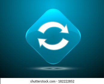 3d Vector illustration of circulation icon 