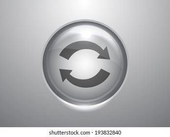 3d Vector illustration of circulation icon 