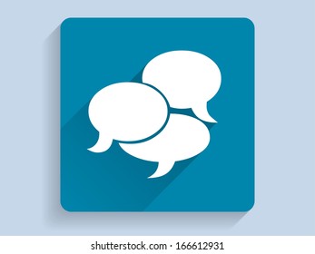 3d Vector illustration of communication icon 