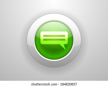 3d Vector illustration of communication icon
