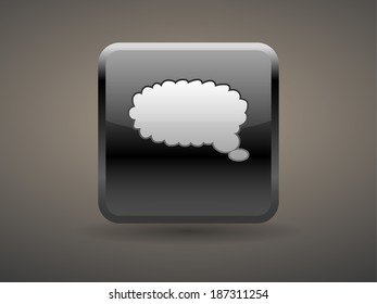 3d Vector illustration of communication icon 