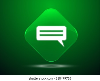 3d Vector illustration of communication icon