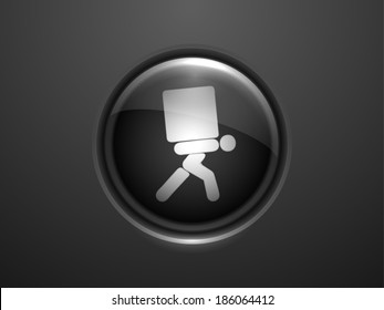 3d Vector illustration of dilivery icon 