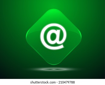 3D-Vektorgrafik des E-Mail-Symbols