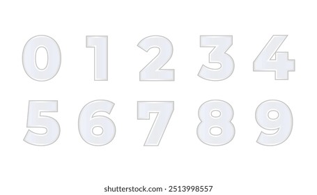 3D vector illustration featuring mathematical and numerology elements with date of birth numbers, perfect for educational or spiritual designs. [ one, two, three, four, five, six,seven,eight, nine] 