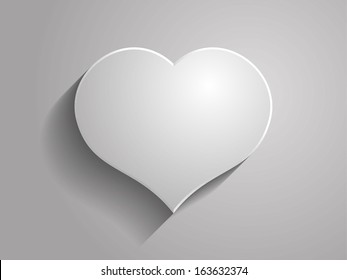 3D-Vektorgrafik von Herzsymbol 