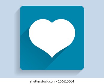 3d Vector illustration of heart icon 