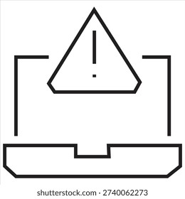 3D vector illustration of a high voltage warning sign with a yellow triangle symbol and black arrow icon isolated on a white background to alert of dangerous electric shock hazard and power risk