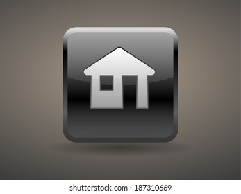 3d Vector illustration of home icon