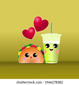 3d vector illustration hotdog for restaurant illustration, food business