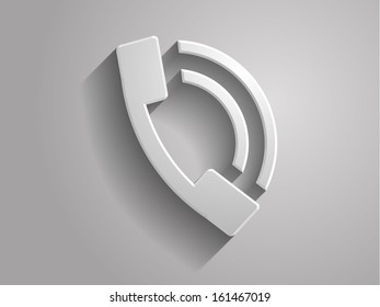 Illustration Vectorielle 3d d d'une icône