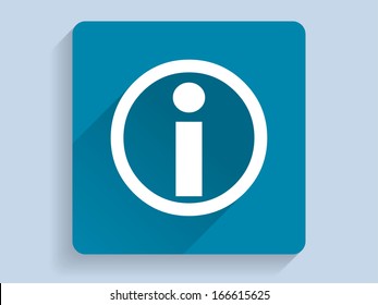 Icono de la ilustración vectorial de la información 