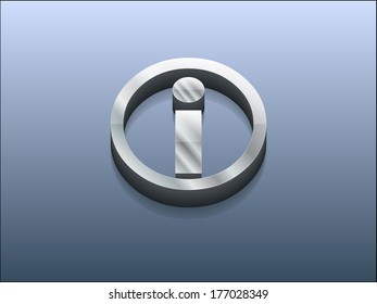 Icono de la ilustración vectorial de la información 