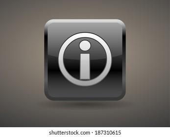 Icono de la ilustración vectorial de la información 