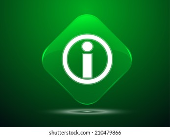 Icono de la ilustración vectorial de la información