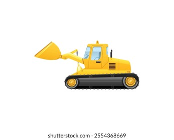 3D Vector illustration of Loader Construction Machinery. 3D Vector Illustration of Loader Construction Machinery | Heavy Equipment Rendering for Industrial Use