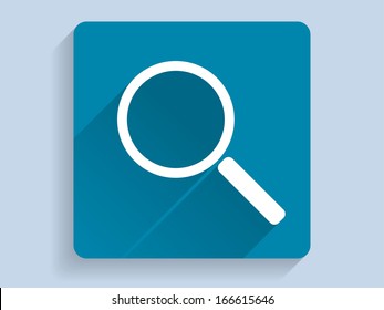 3d Vector illustration of loupe icon